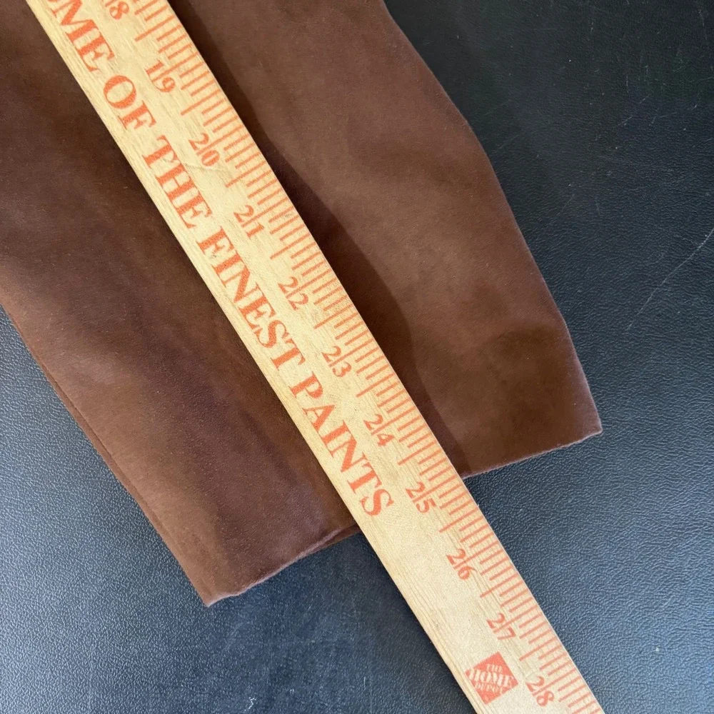Vintage Circle S Western Blazer Sport Coat Mens 44R Brown Faux Suede Microfiber